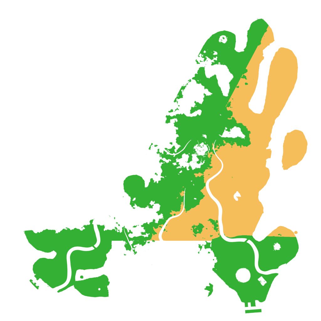 Biome Rust Map: Procedural Map, Size: 4000, Seed: 4206971