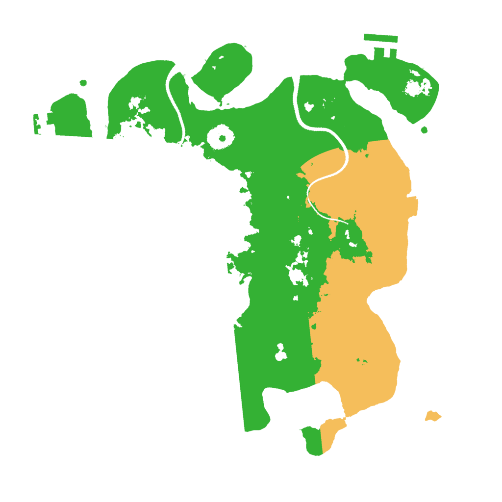 Biome Rust Map: Procedural Map, Size: 3000, Seed: 838487996