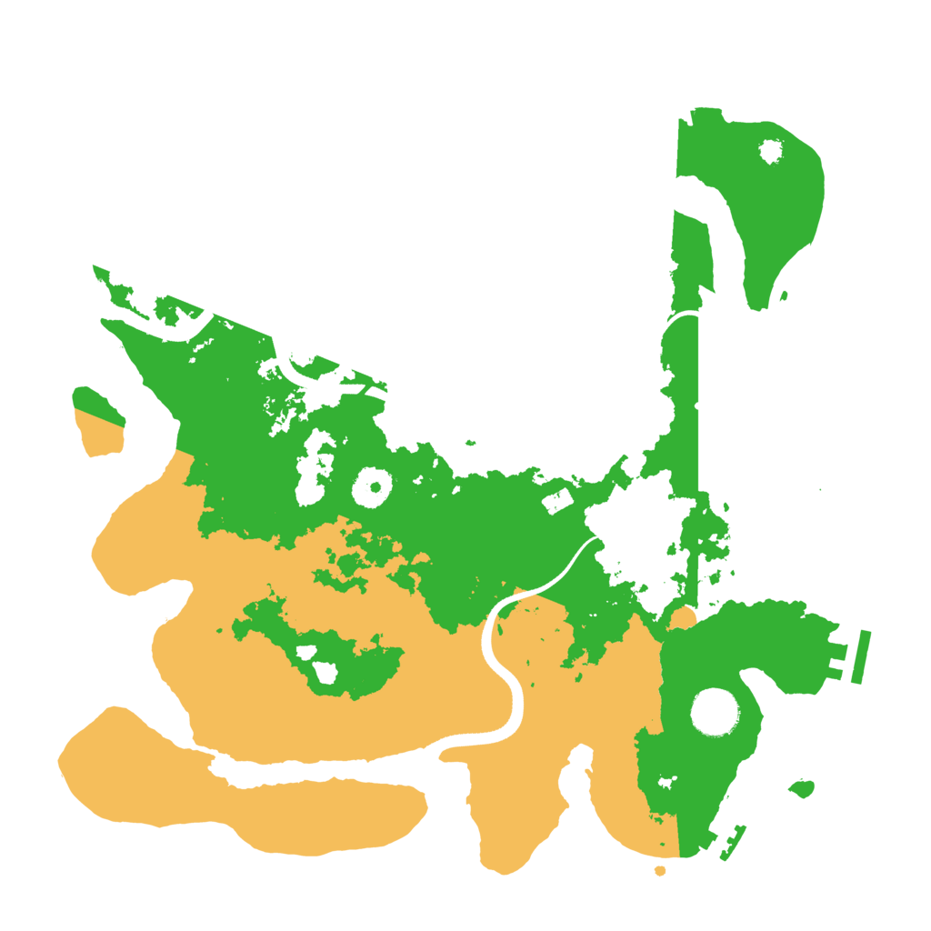 Biome Rust Map: Procedural Map, Size: 3500, Seed: 844080640