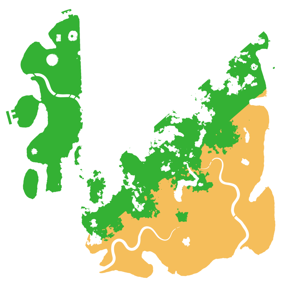 Biome Rust Map: Procedural Map, Size: 4500, Seed: 1790765255