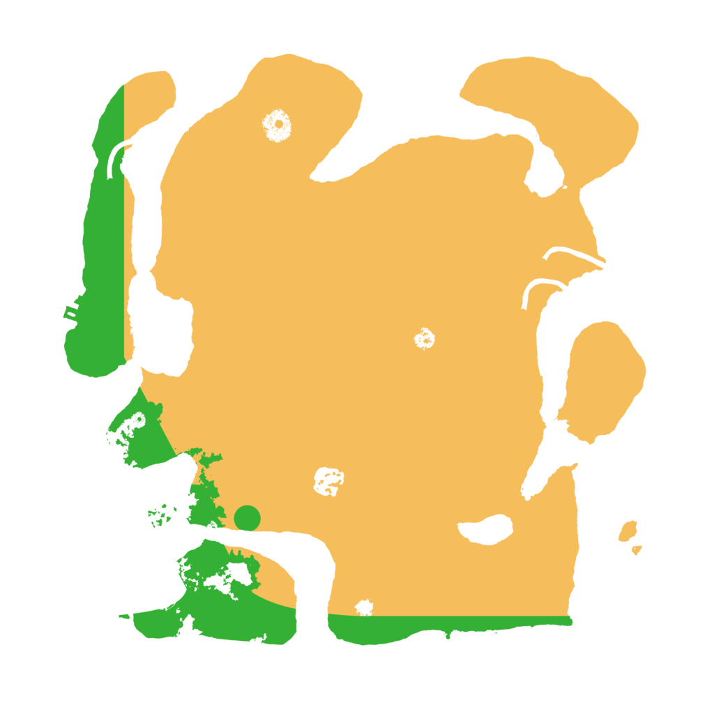 Biome Rust Map: Procedural Map, Size: 3550, Seed: 343097