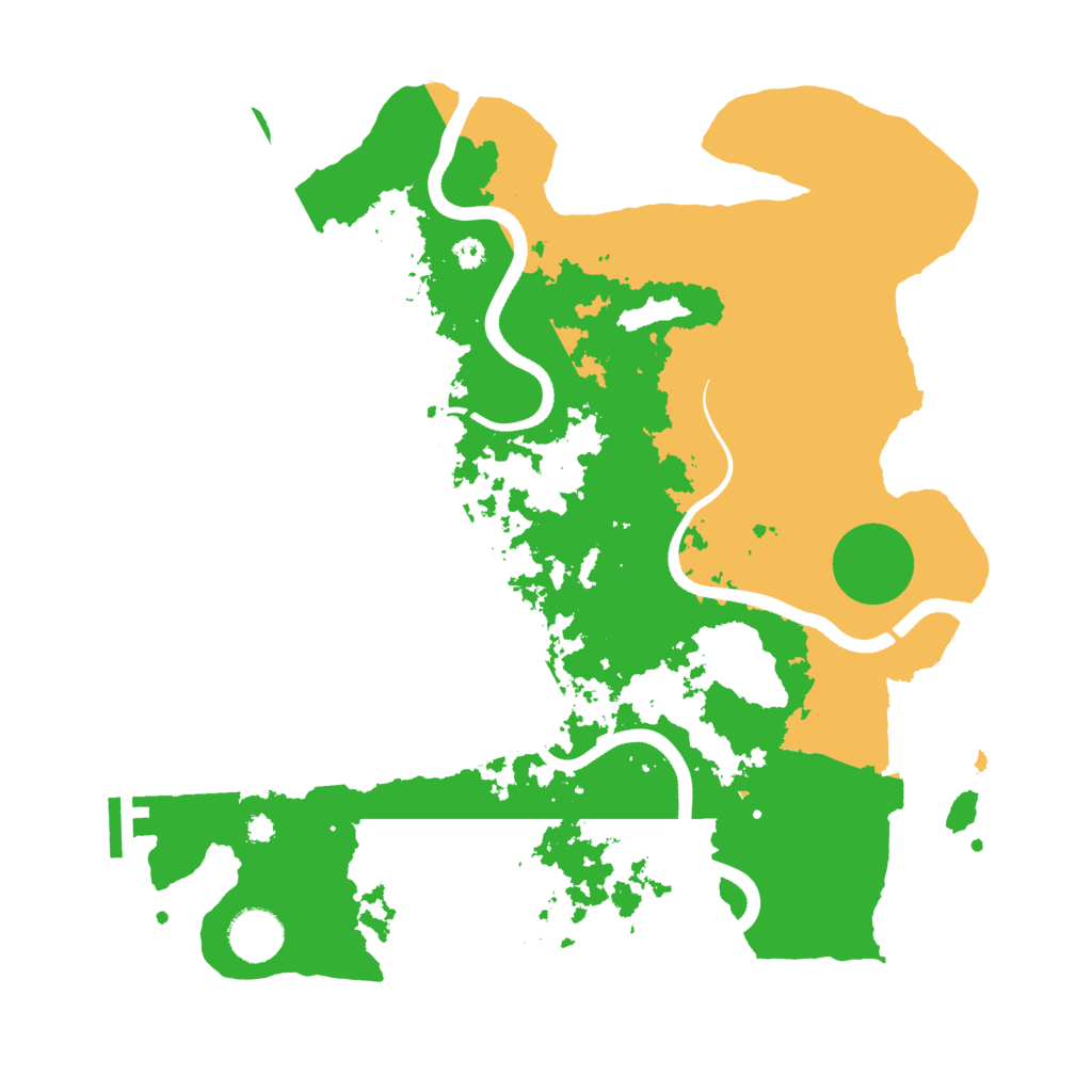 Biome Rust Map: Procedural Map, Size: 3550, Seed: 343097