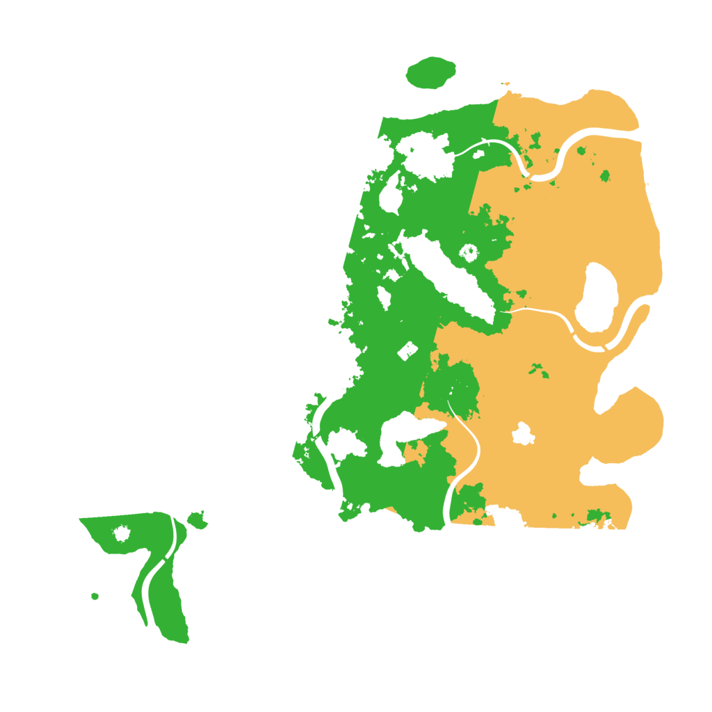 Biome Rust Map: Procedural Map, Size: 4000, Seed: 1511111112