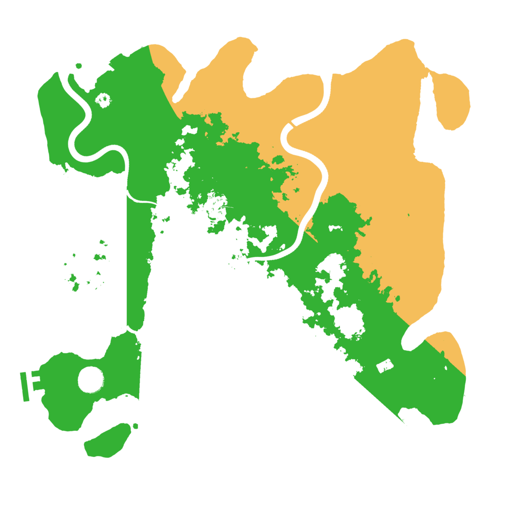 Biome Rust Map: Procedural Map, Size: 3500, Seed: 895964699