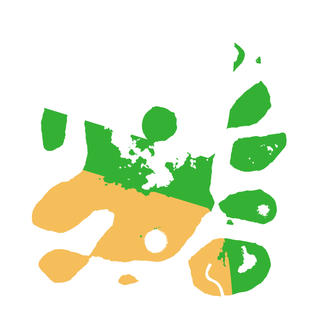 Biome Rust Map: Procedural Map, Size: 2500, Seed: 824