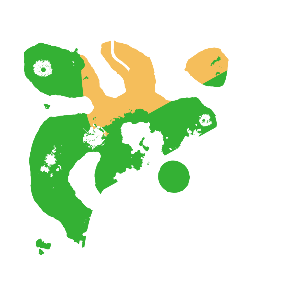 Biome Rust Map: Procedural Map, Size: 2500, Seed: 1578842559