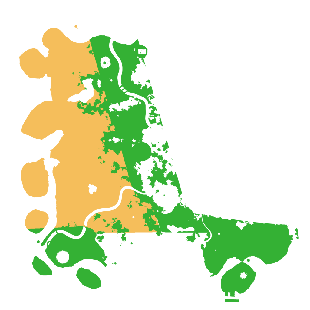 Biome Rust Map: Procedural Map, Size: 4300, Seed: 19862004