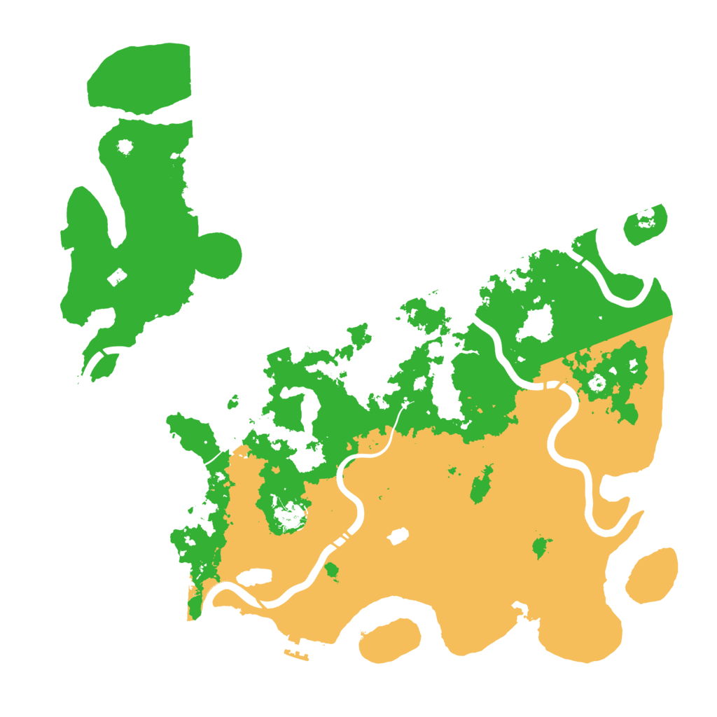 Biome Rust Map: Procedural Map, Size: 4250, Seed: 520164715