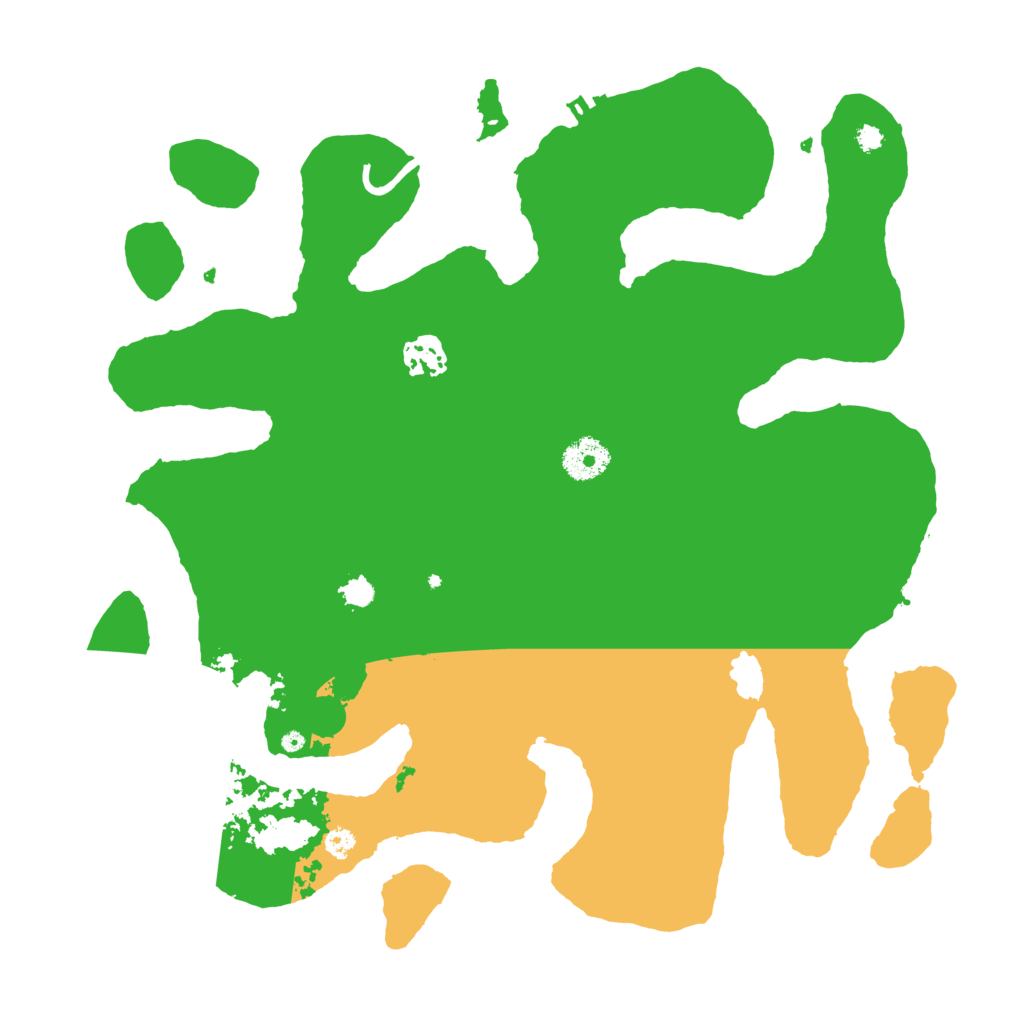 Biome Rust Map: Procedural Map, Size: 3500, Seed: 2026498822