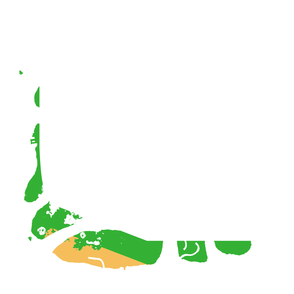 Biome Rust Map: Procedural Map, Size: 3700, Seed: 394603670