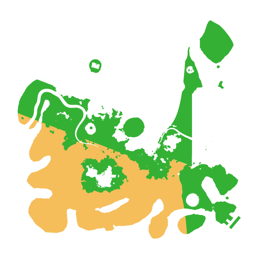 Biome Rust Map: Procedural Map, Size: 3500, Seed: 563100781