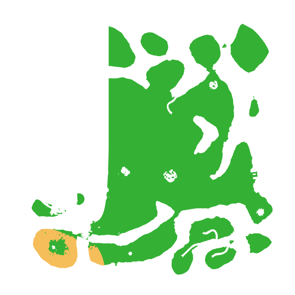 Biome Rust Map: Procedural Map, Size: 3500, Seed: 563100781