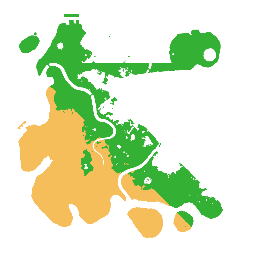 Biome Rust Map: Procedural Map, Size: 3500, Seed: 1870744386