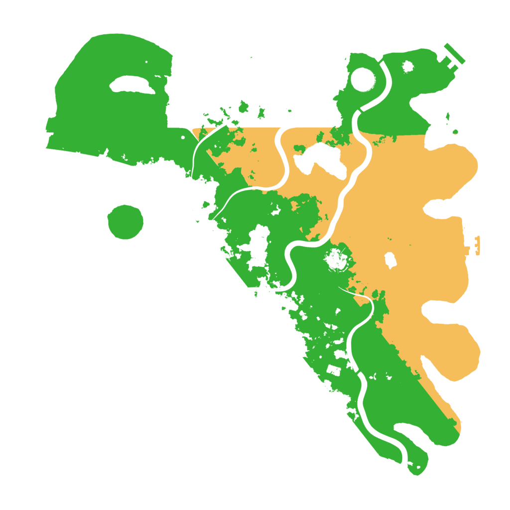 Biome Rust Map: Procedural Map, Size: 4000, Seed: 43432