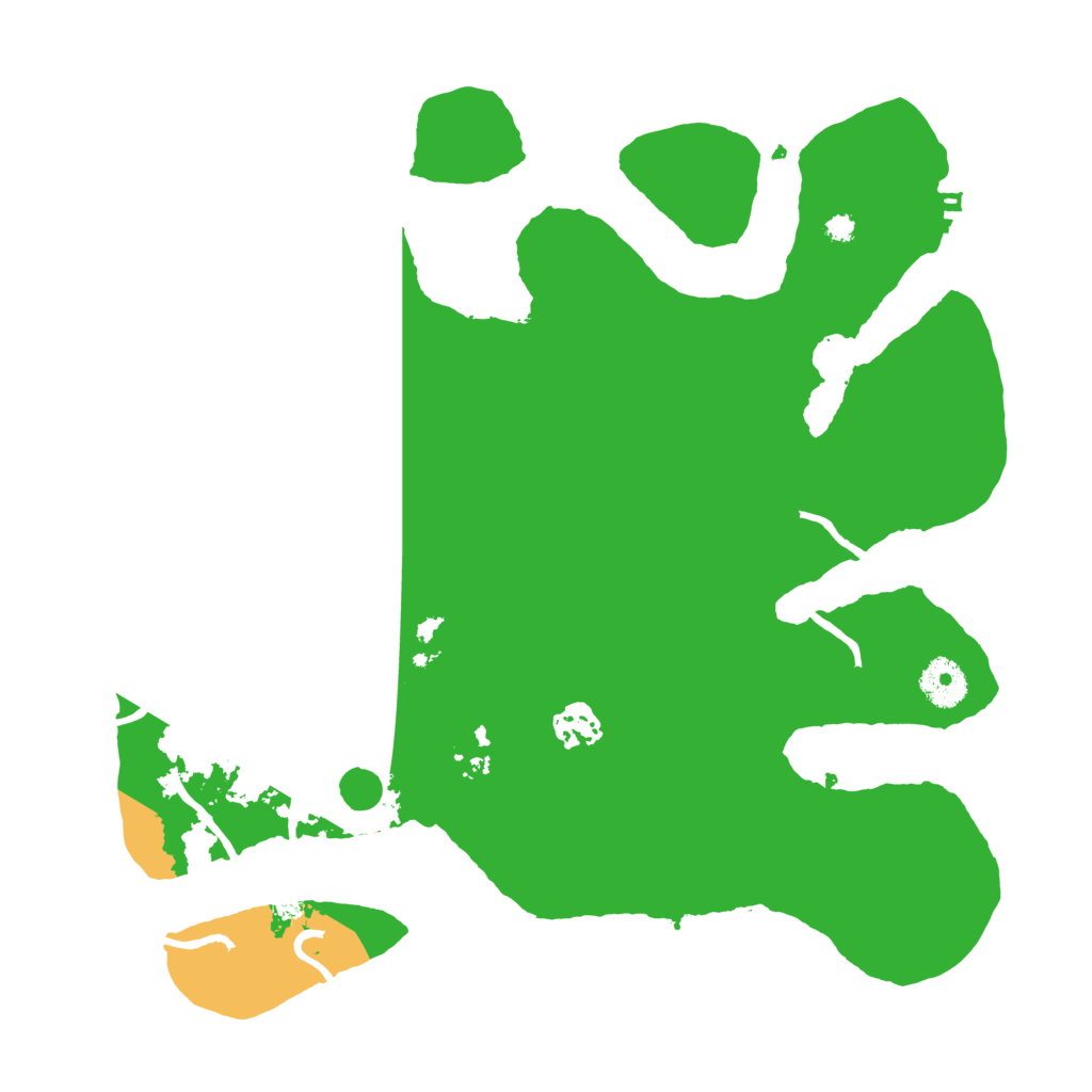 Biome Rust Map: Procedural Map, Size: 3500, Seed: 1735459572