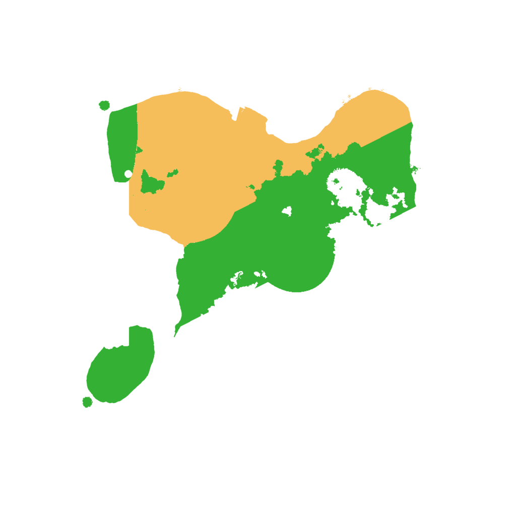 Biome Rust Map: Procedural Map, Size: 2000, Seed: 1748