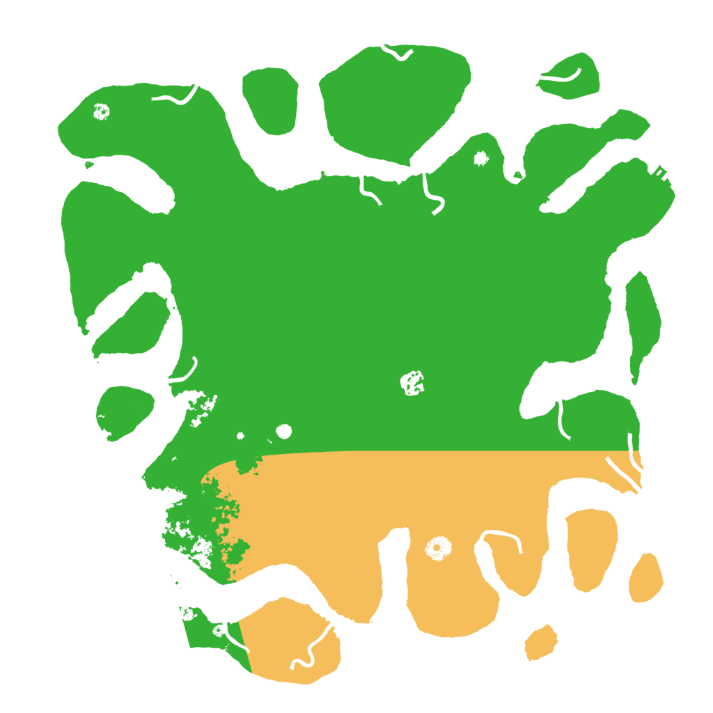 Biome Rust Map: Procedural Map, Size: 4300, Seed: 249559535