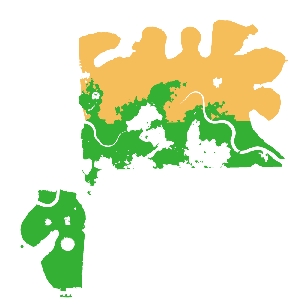 Biome Rust Map: Procedural Map, Size: 4000, Seed: 4201398