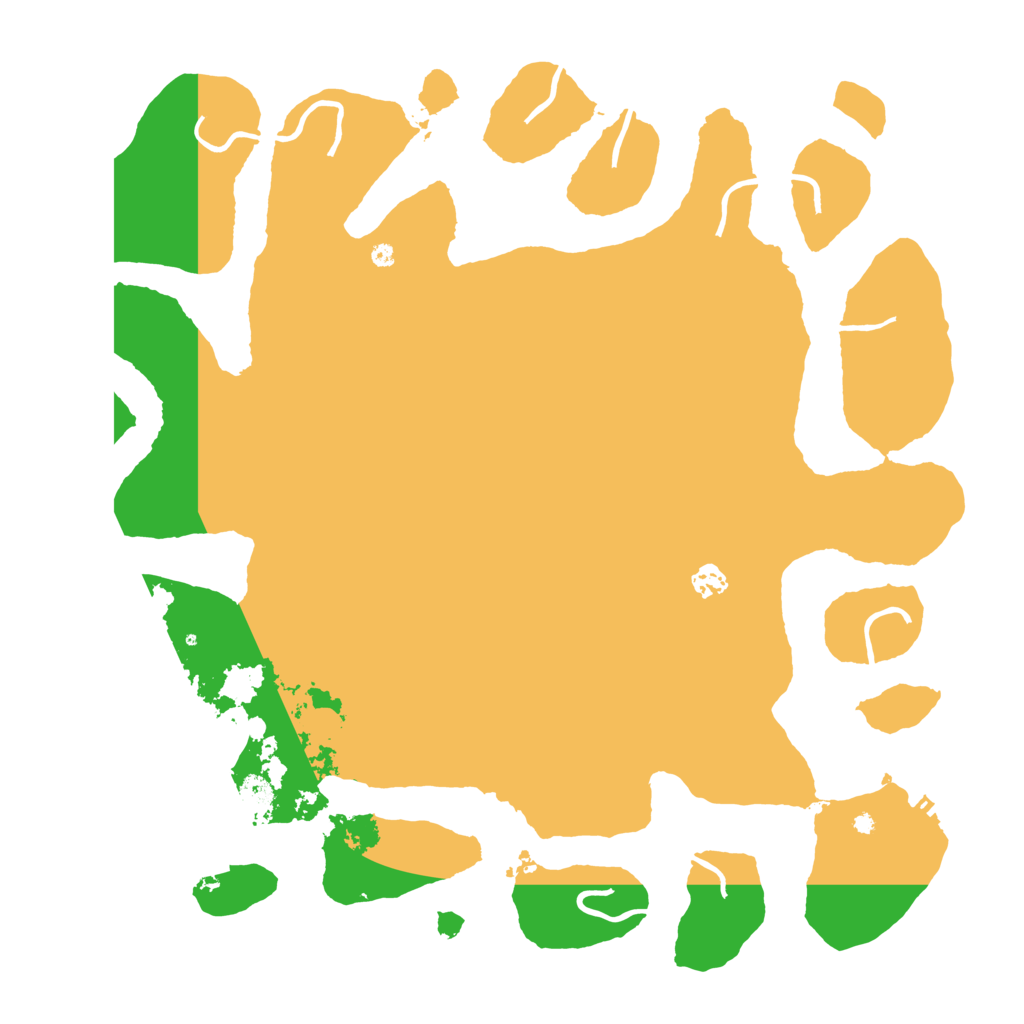 Biome Rust Map: Procedural Map, Size: 4500, Seed: 174927409