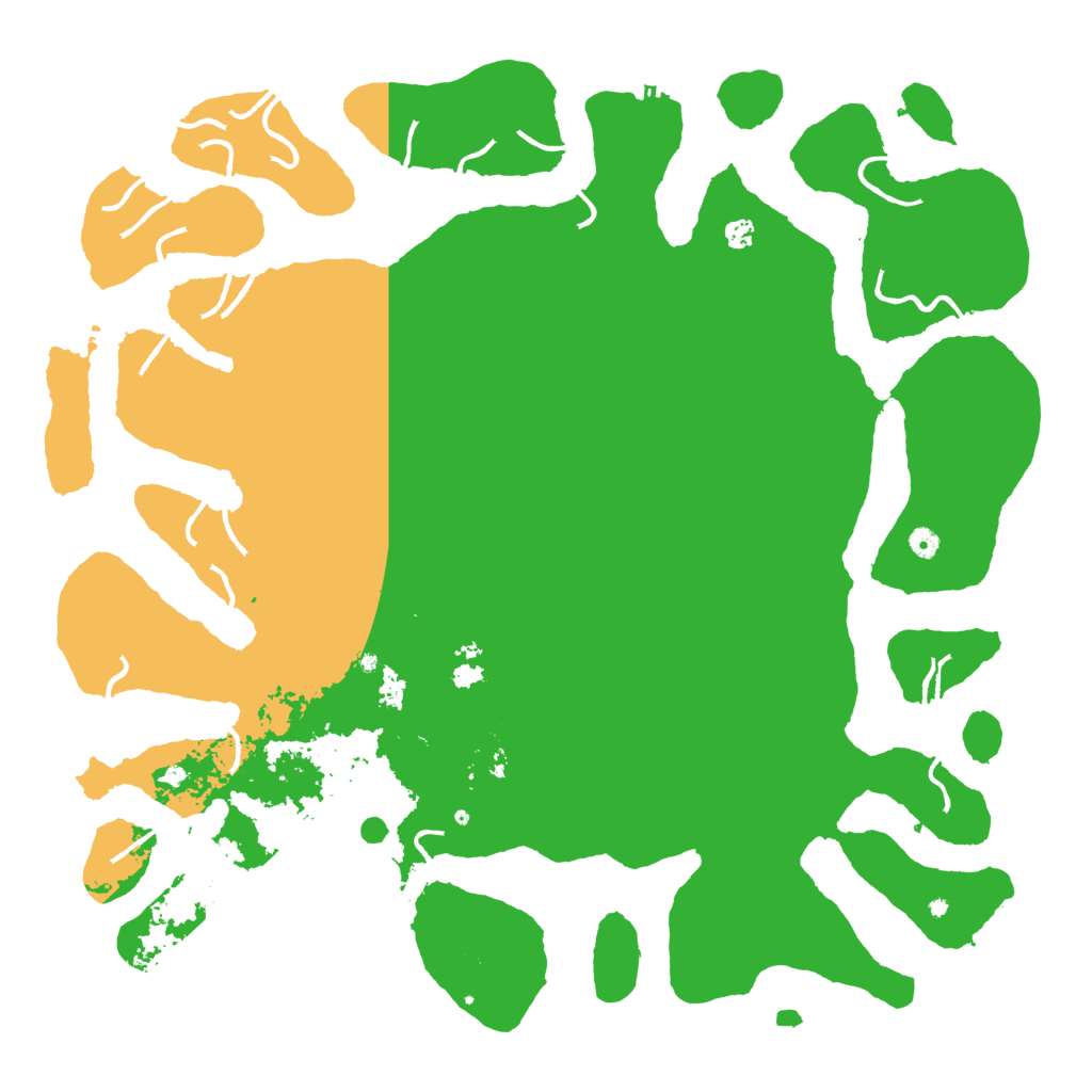 Biome Rust Map: Procedural Map, Size: 5500, Seed: 67821