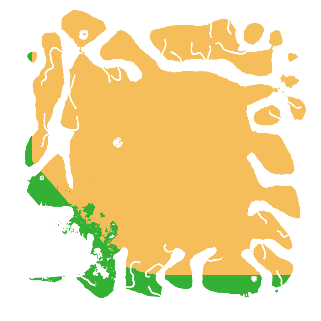 Biome Rust Map: Procedural Map, Size: 5000, Seed: 58794