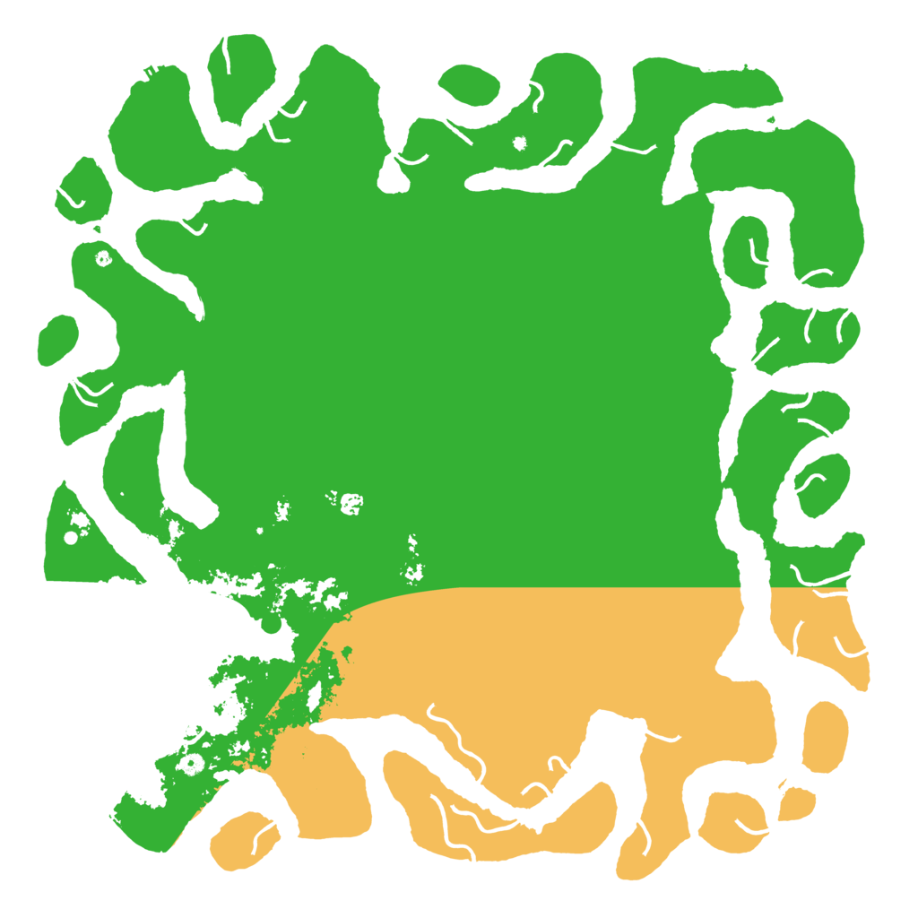 Biome Rust Map: Procedural Map, Size: 6000, Seed: 1388246654