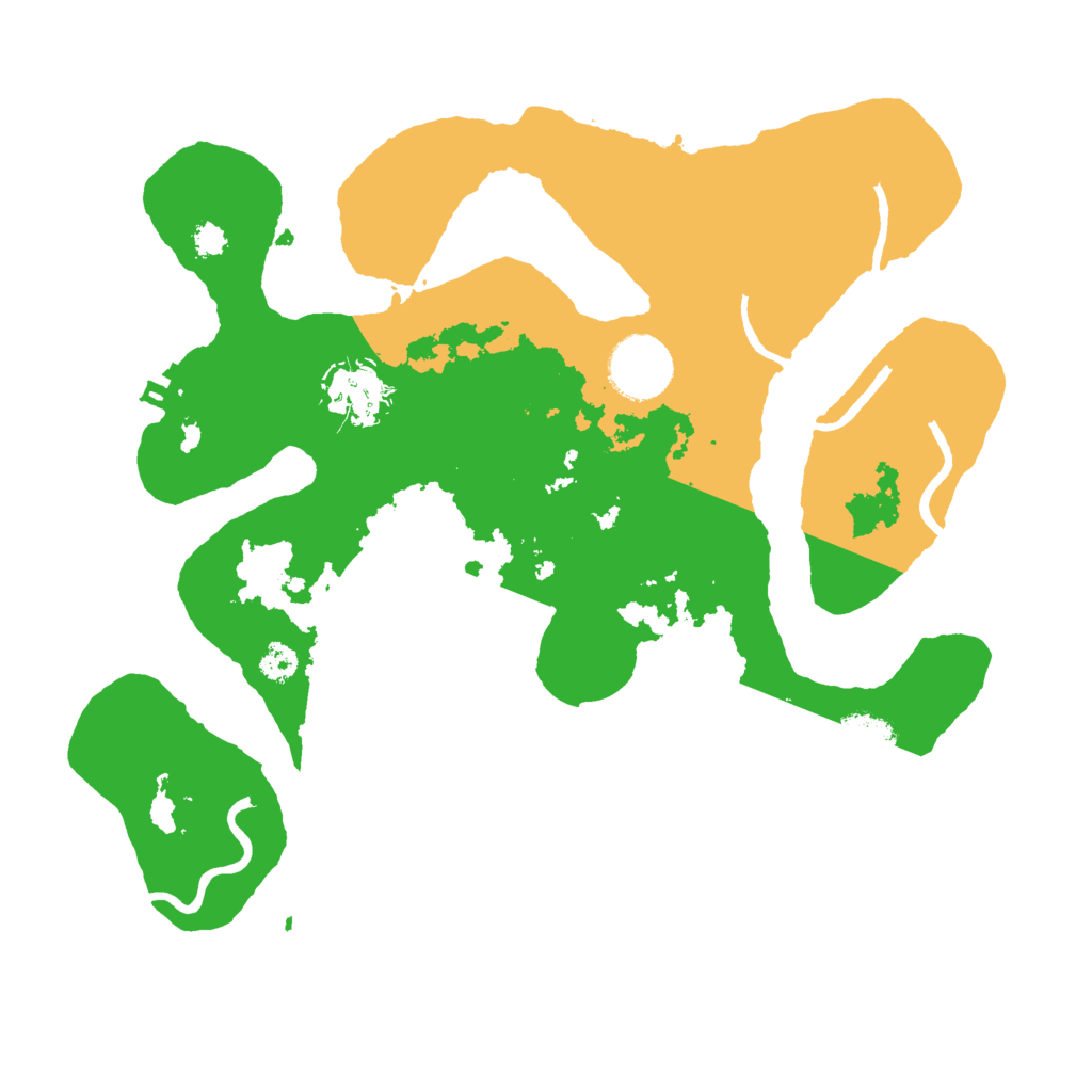 Biome Rust Map: Procedural Map, Size: 3000, Seed: 65135