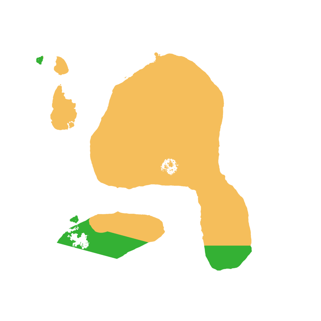 Biome Rust Map: Procedural Map, Size: 2000, Seed: 2021211