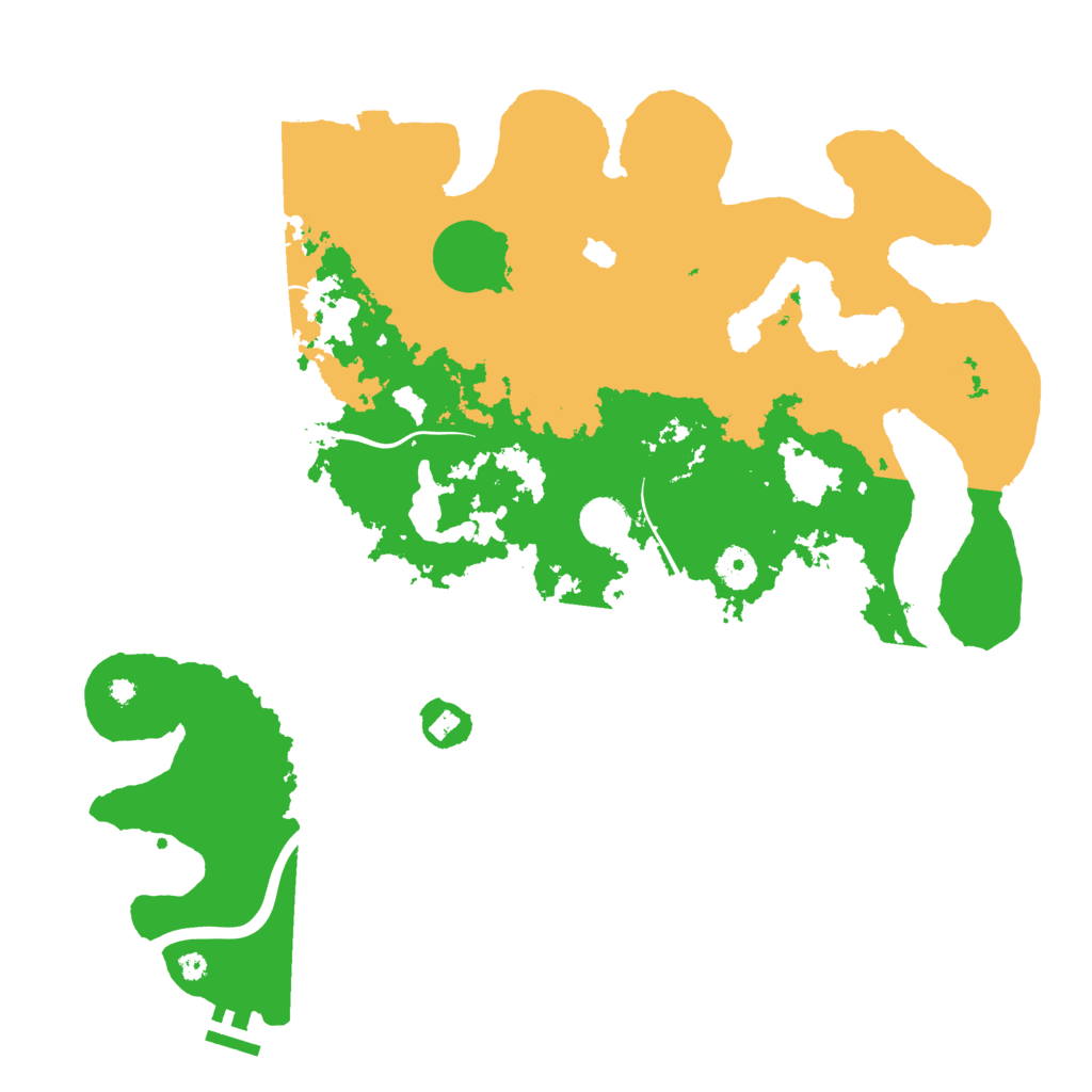 Biome Rust Map: Procedural Map, Size: 4000, Seed: 13513