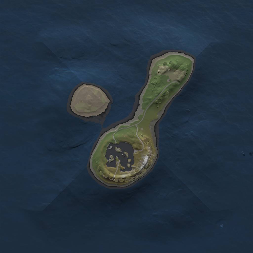 Rust Map: Procedural Map, Size: 1230, Seed: 666, 5 Monuments