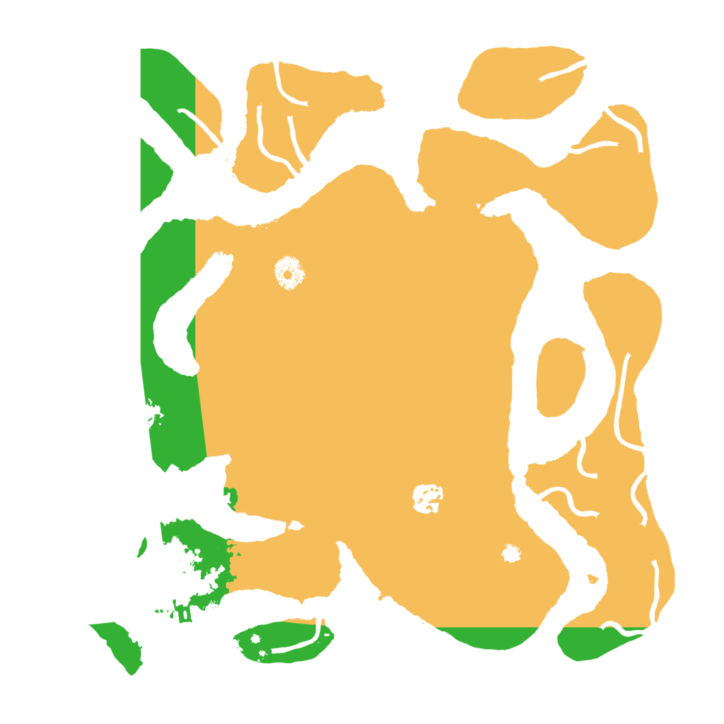 Biome Rust Map: Procedural Map, Size: 3500, Seed: 954030239