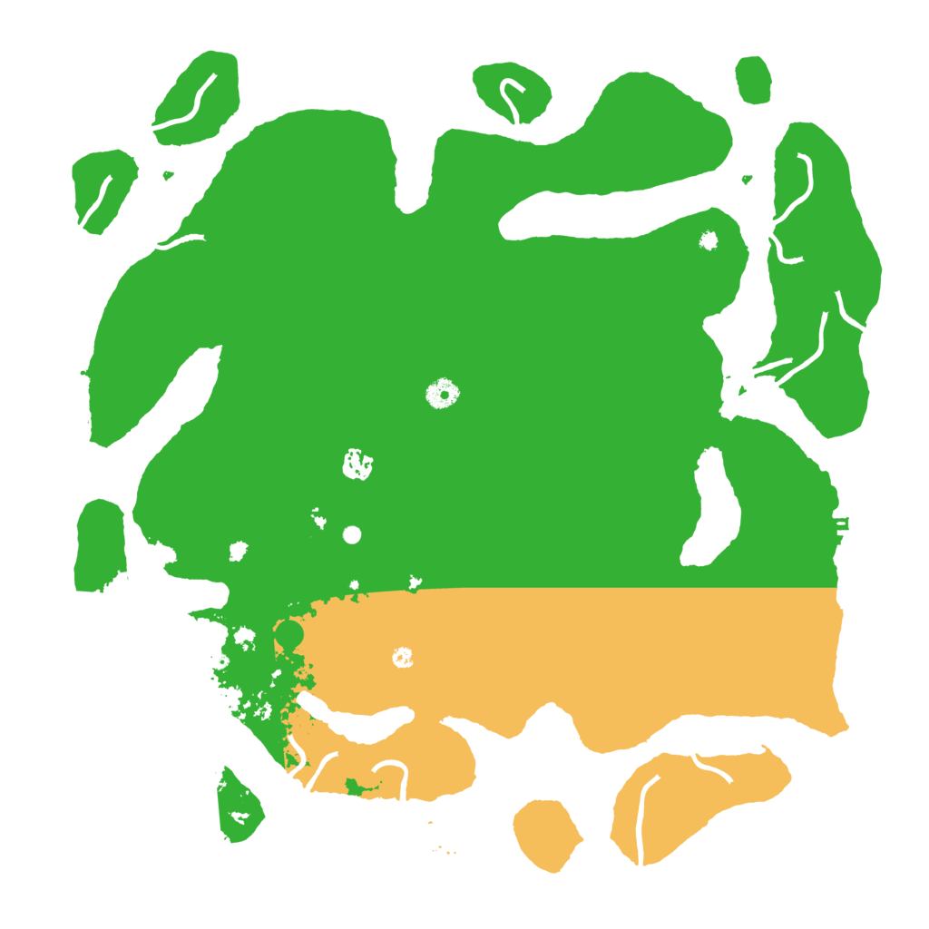 Biome Rust Map: Procedural Map, Size: 4500, Seed: 321123655