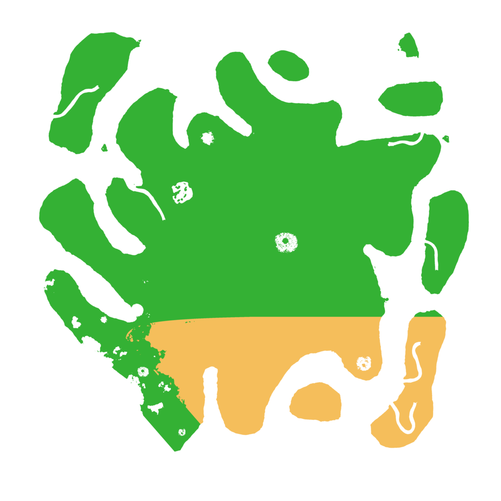 Biome Rust Map: Procedural Map, Size: 3500, Seed: 20211212