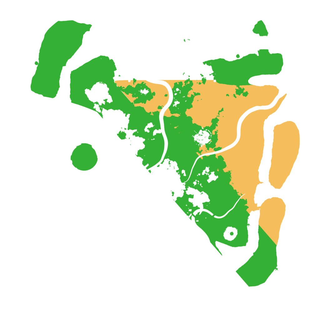 Biome Rust Map: Procedural Map, Size: 3500, Seed: 20211212
