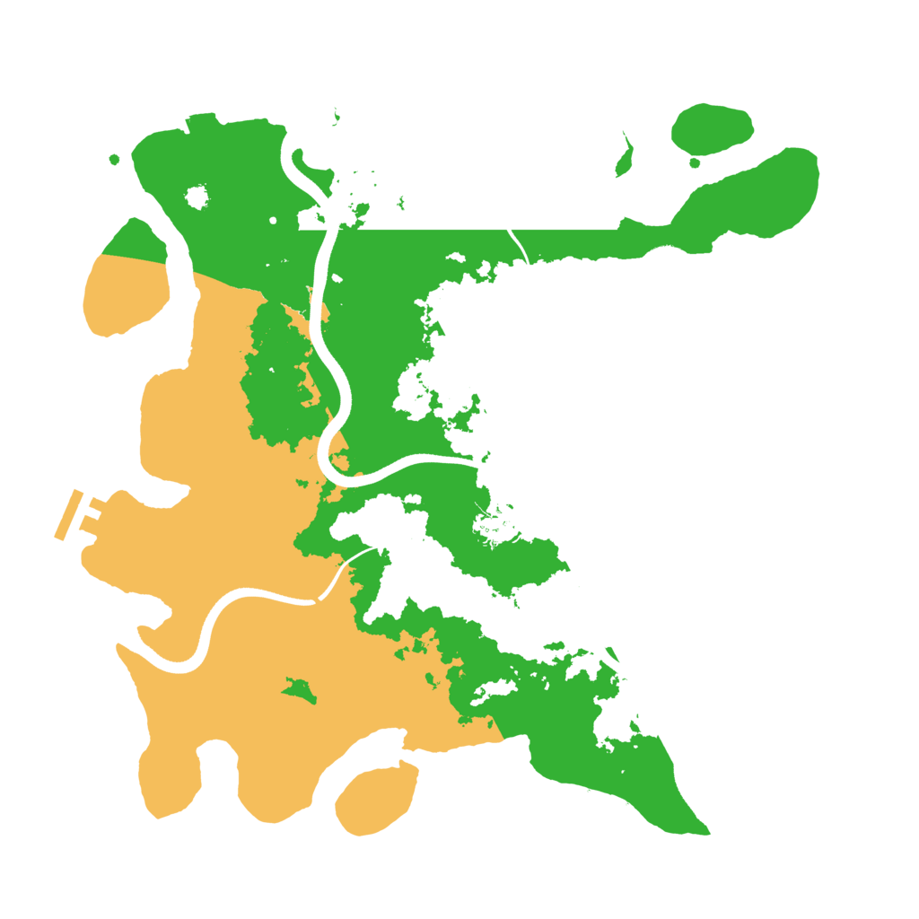 Biome Rust Map: Procedural Map, Size: 3550, Seed: 903210