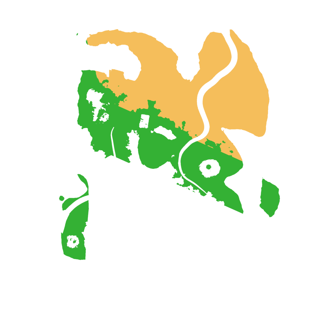 Biome Rust Map: Procedural Map, Size: 2500, Seed: 1429128360