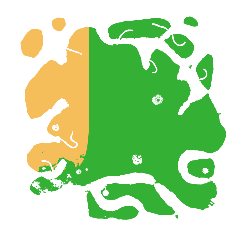 Biome Rust Map: Procedural Map, Size: 3550, Seed: 561174