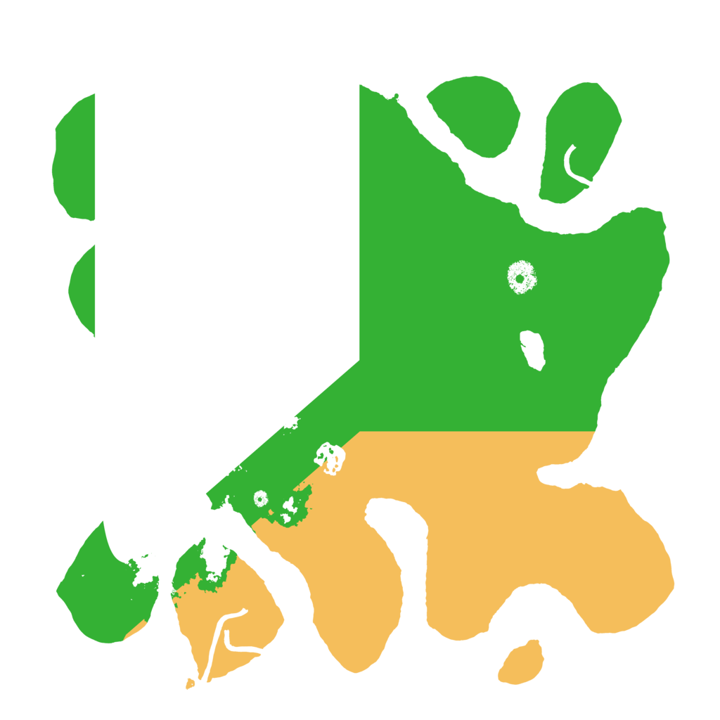 Biome Rust Map: Procedural Map, Size: 3500, Seed: 1393245572