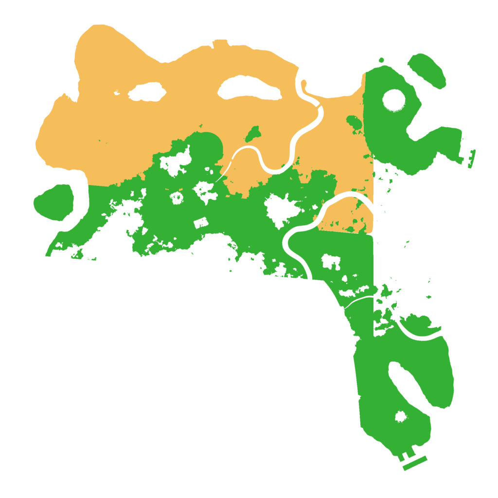 Biome Rust Map: Procedural Map, Size: 3950, Seed: 117716952