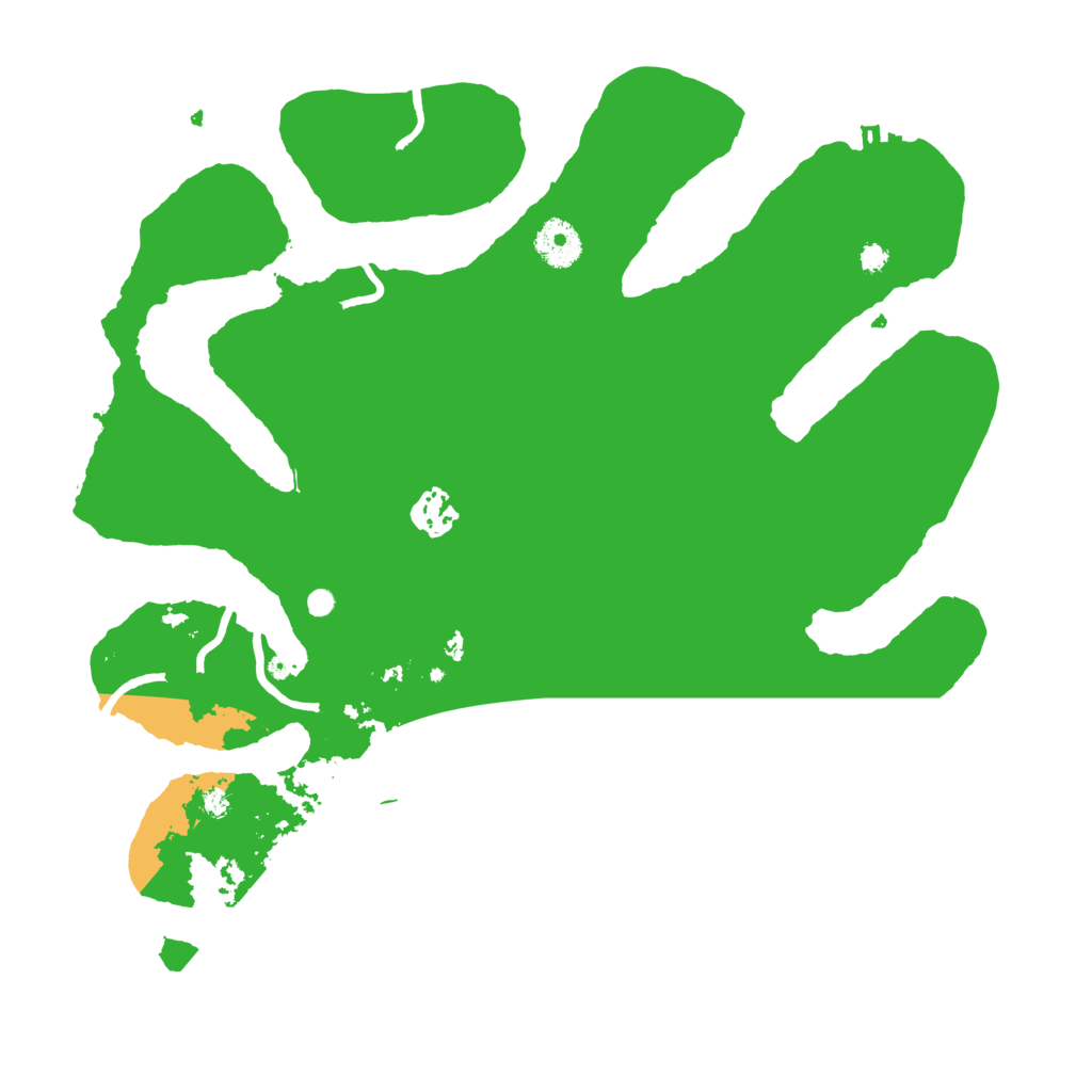 Biome Rust Map: Procedural Map, Size: 3550, Seed: 611705