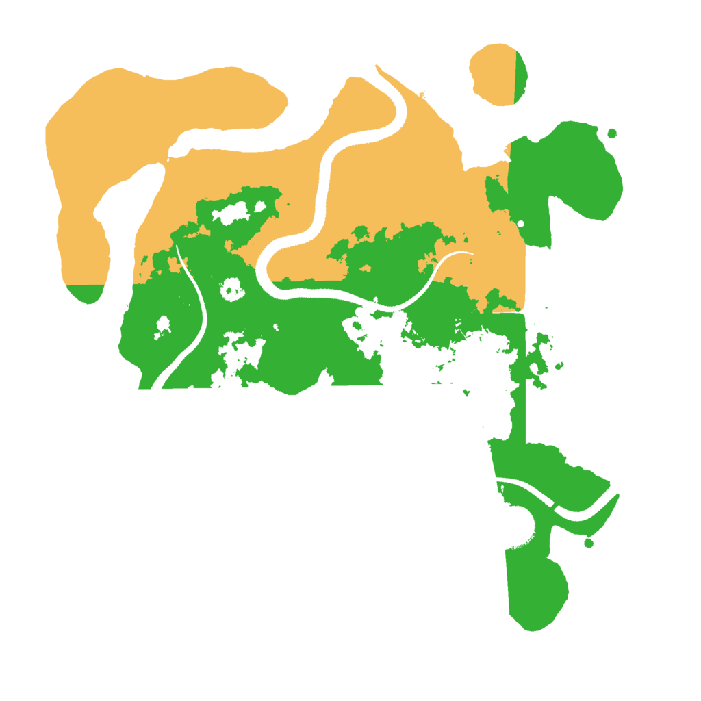 Biome Rust Map: Procedural Map, Size: 3000, Seed: 57385