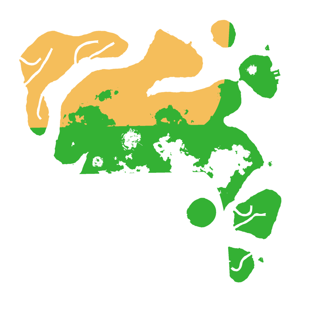 Biome Rust Map: Procedural Map, Size: 3000, Seed: 57385