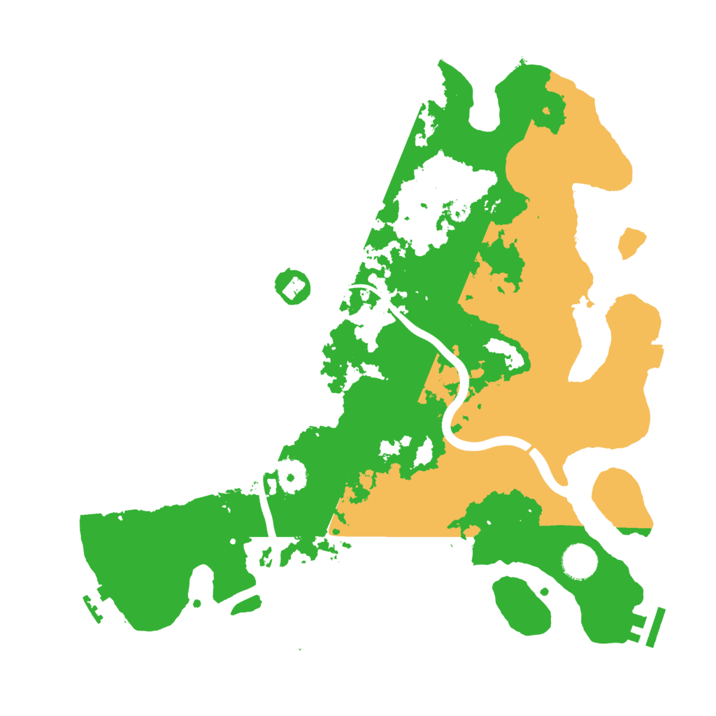 Biome Rust Map: Procedural Map, Size: 3550, Seed: 451320