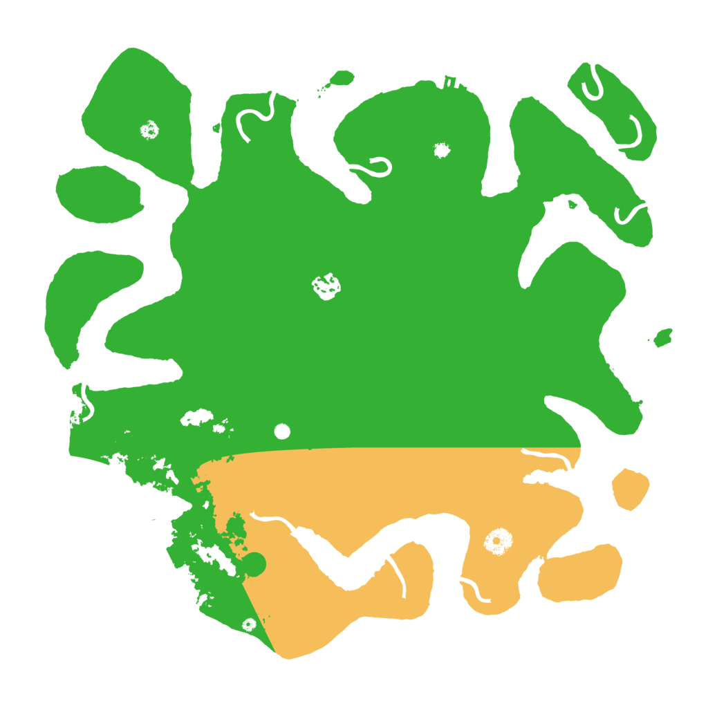 Biome Rust Map: Procedural Map, Size: 3950, Seed: 13057315