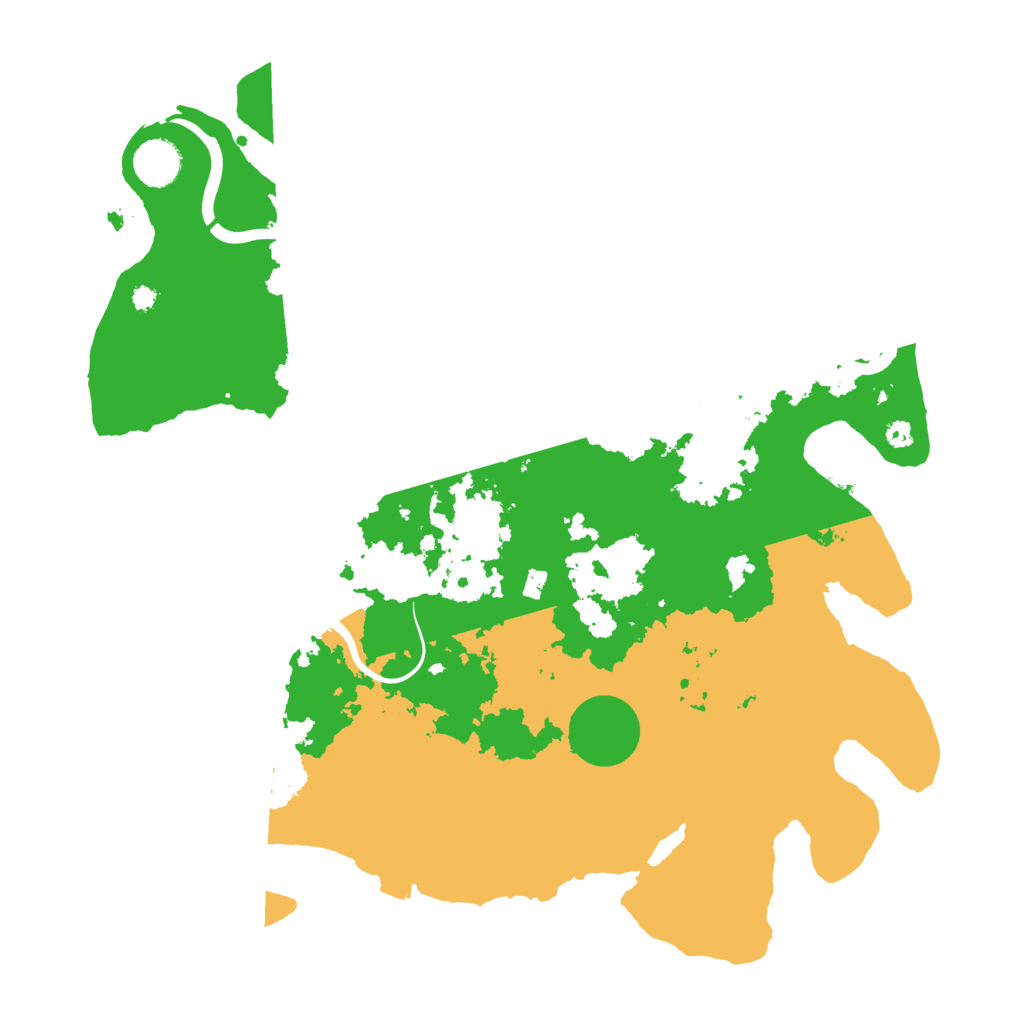 Biome Rust Map: Procedural Map, Size: 3800, Seed: 59385250