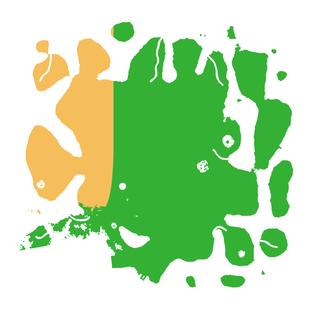 Biome Rust Map: Procedural Map, Size: 3950, Seed: 611209855