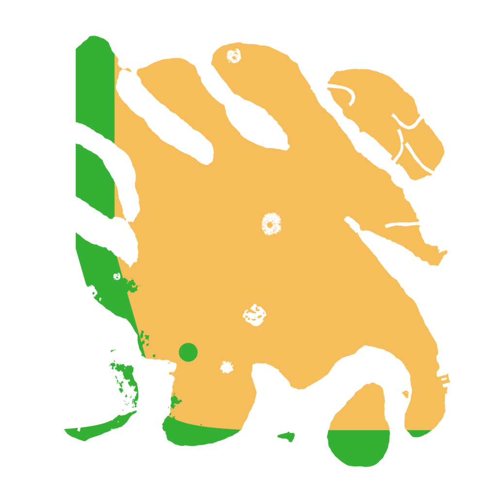 Biome Rust Map: Procedural Map, Size: 3500, Seed: 182405857