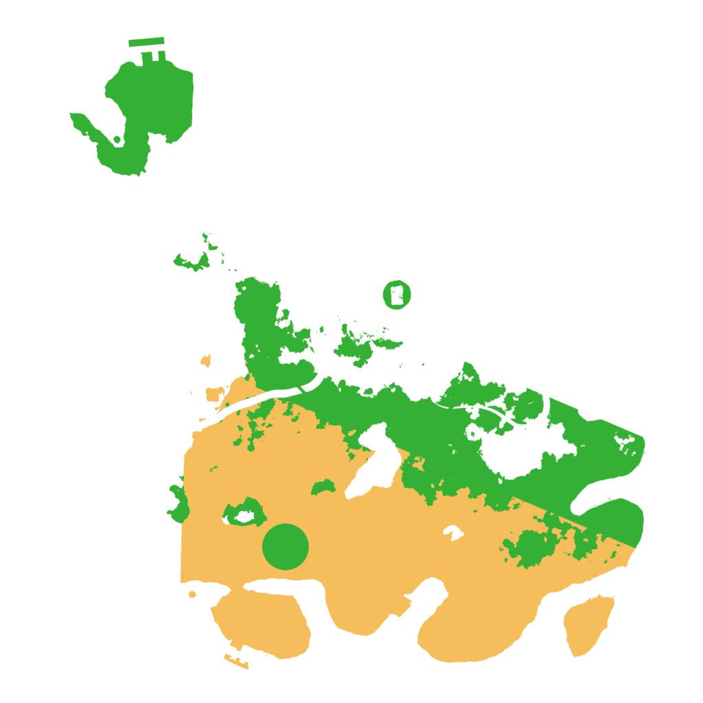 Biome Rust Map: Procedural Map, Size: 4000, Seed: 421463