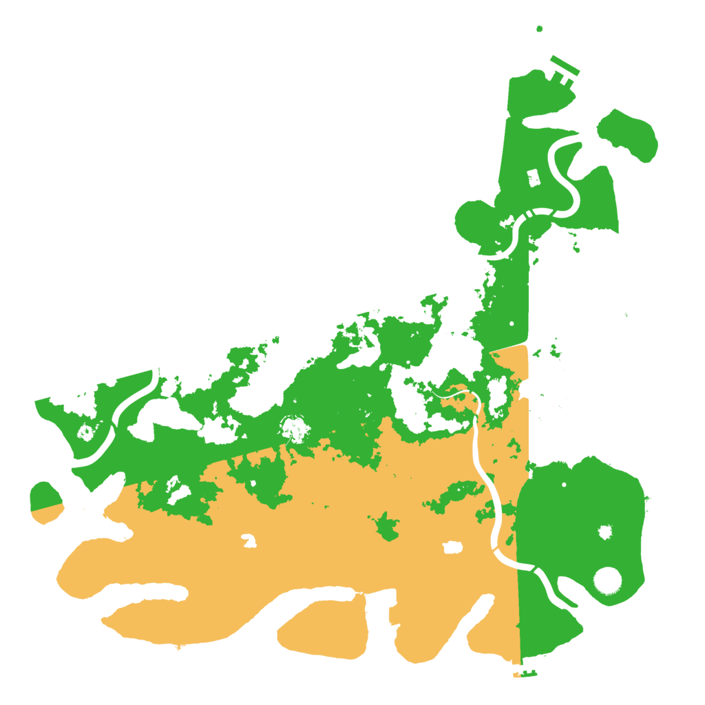 Biome Rust Map: Procedural Map, Size: 4500, Seed: 460617839
