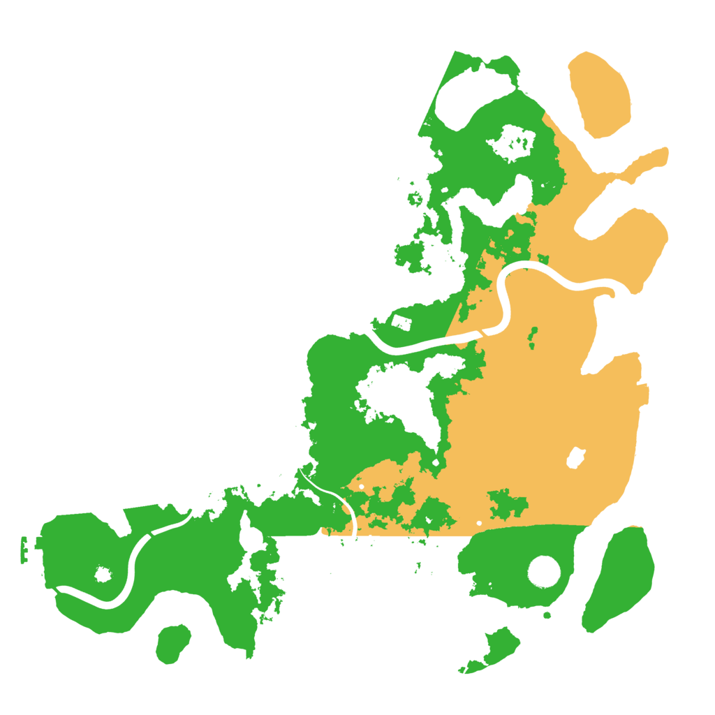 Biome Rust Map: Procedural Map, Size: 4000, Seed: 834852